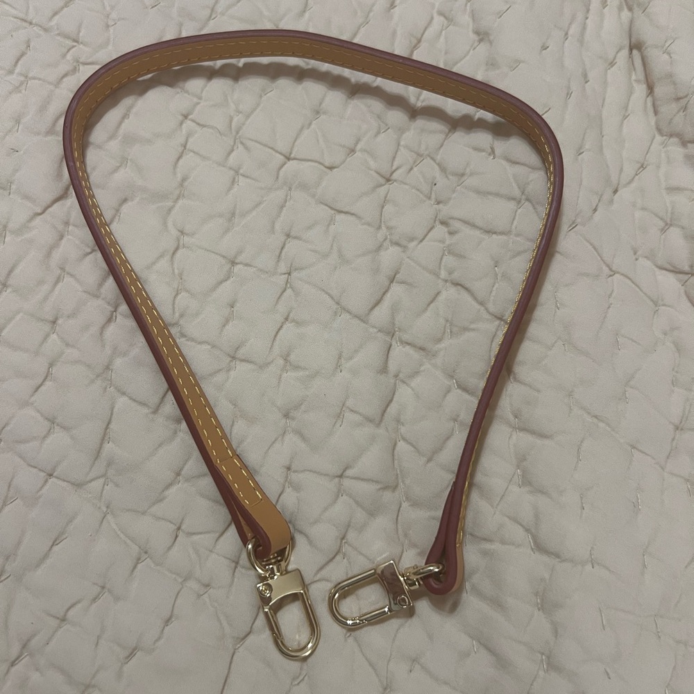 Honey Vachetta Leather Bag Strap